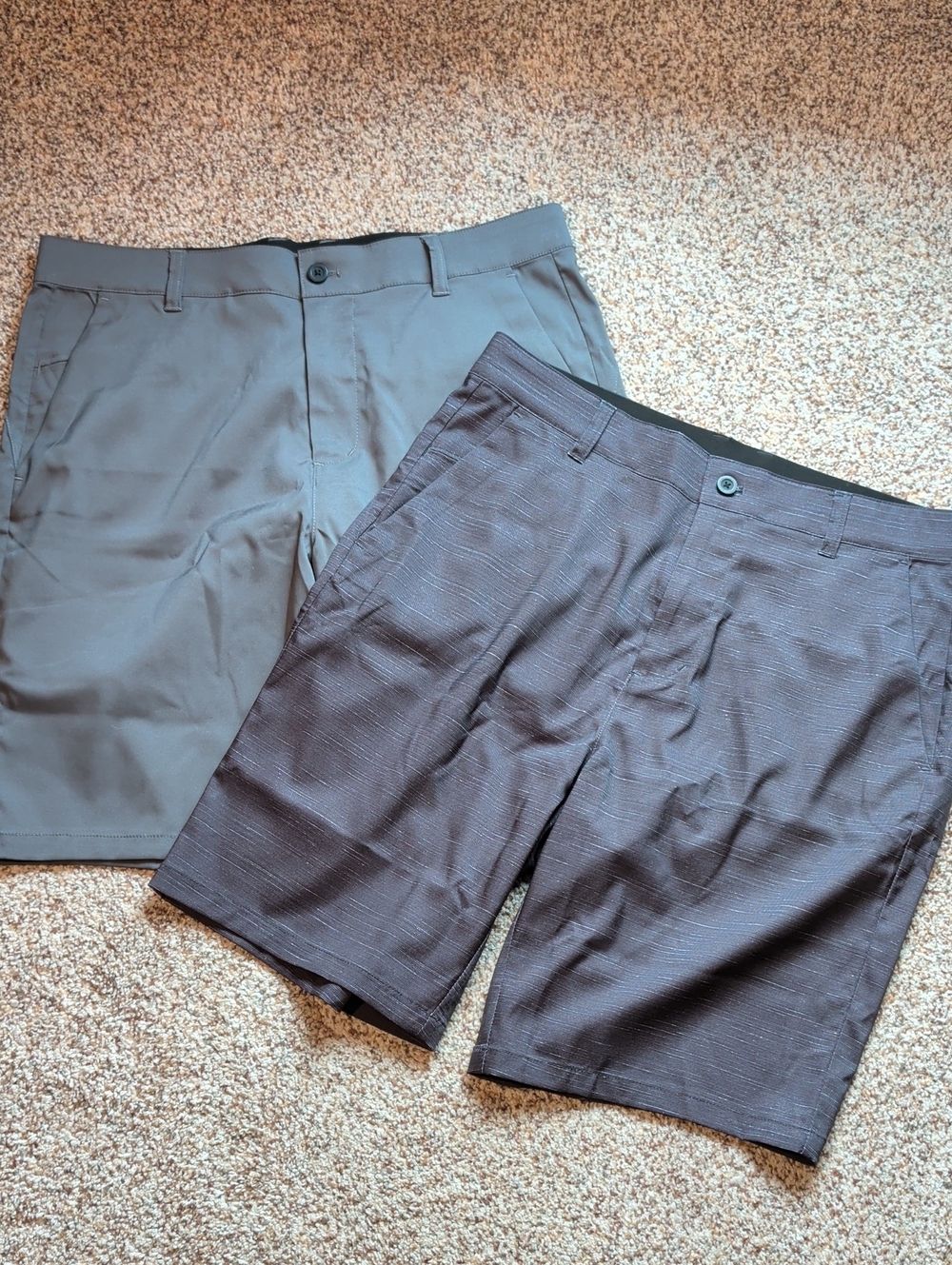 Men's Polyester Shorts Set- Gray
